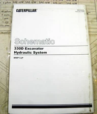 CAT Caterpillar 330D EXCAVATOR HYDRAULIC SYSTEM SCHEMATIC  MWP1-UP