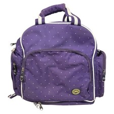 QimiaoBaby Diaper Bag Backpack Purple Polka Dot