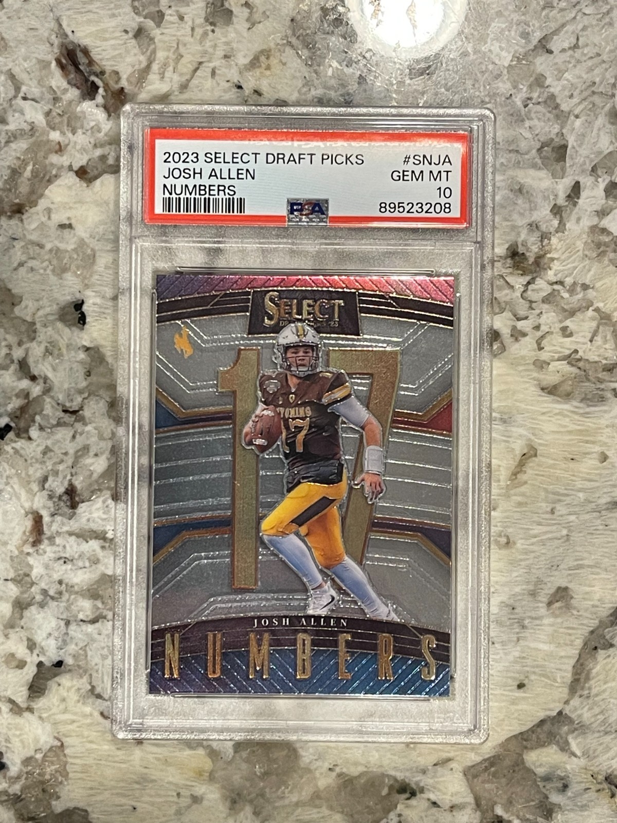 2023 Select Draft Picks Josh Allen Numbers PSA 10 *208