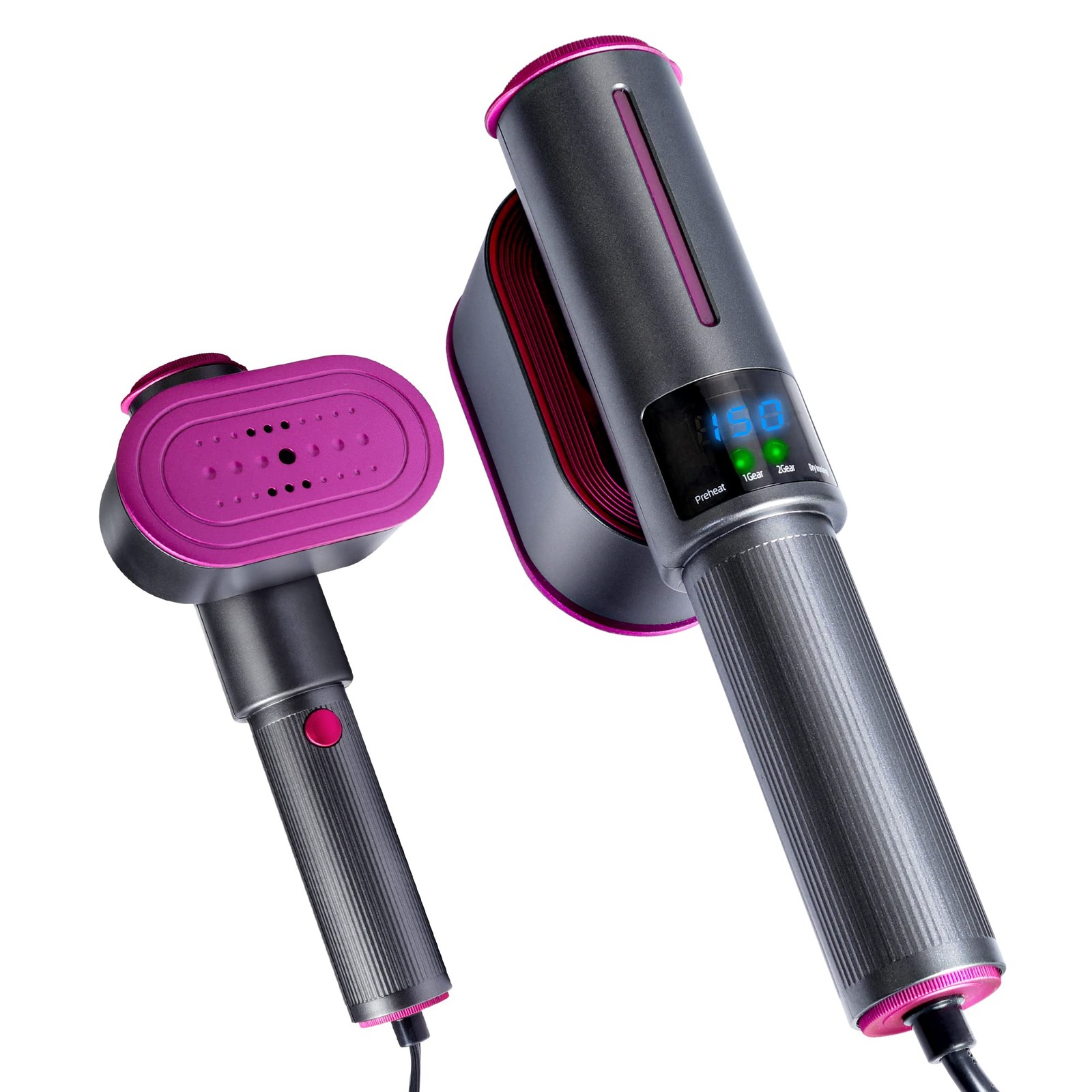 1200w Portable Clothes Garment - Gray/purple