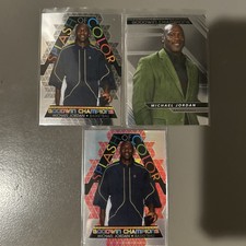 2022 UD Goodwin Champions Michael Jordan RAINBOW RED SPLASH Of Color 19 CARD LOT