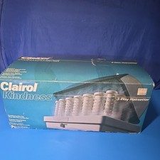 VTG 80 Clairol Kindness Deluxe 3 WAY Hair Setter K-400 S Hot Rollers Clip Tested