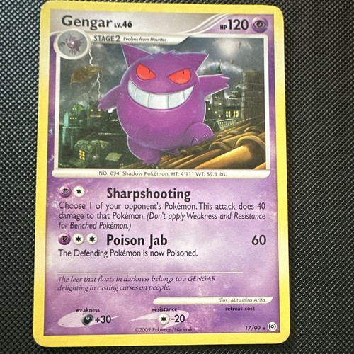 Pokemon TCG Gengar Arceus Regular 17/99 English Unlimited 2009