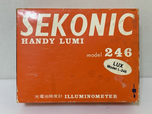 Sekonic Handy Lumi Model 246 Handy Illuminometer Light Meter - NEW IN BOX -Japan - Afbeelding 2 van 11