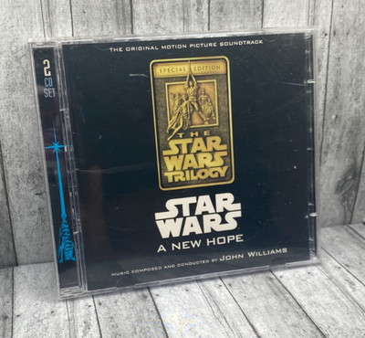 John Williams Star Wars A New Hope 2 CD Motion Picture Soundtrack BMG Edition