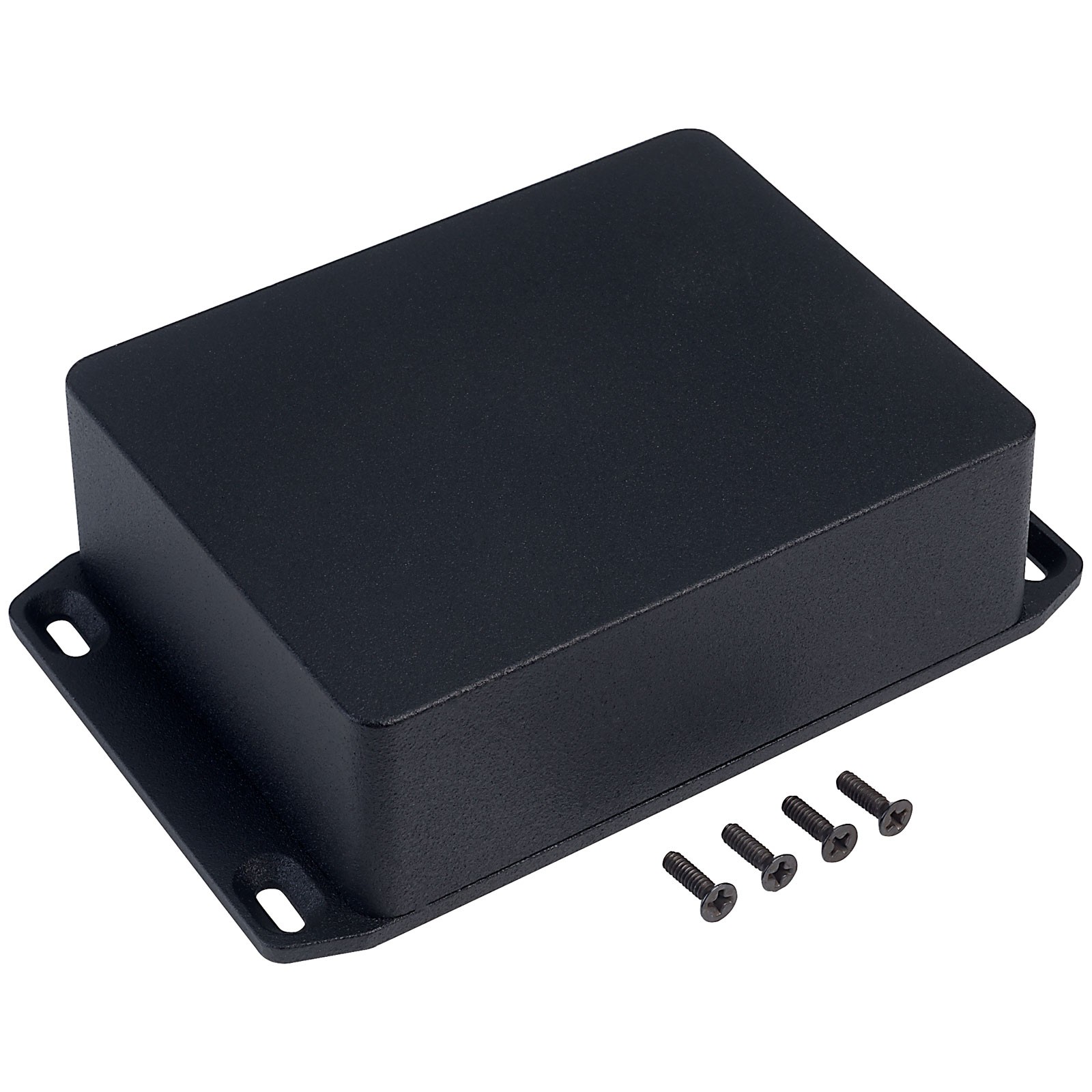 Hammond Diecast Enclosure Flanged Lid 120 x 94 x 42 Black