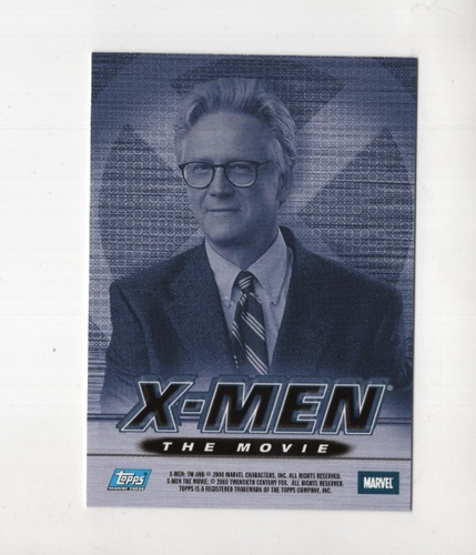 BRUCE DAVISON AUTOGRAPH X-MEN THE MOVIE SENATOR KELLY AUTO SIGNEDCARD 2000 TOPPS - Picture 2 of 2