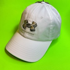 UNDER ARMOUR UA OSFM Men s Hat ONE SIZE White w/Silver NEW