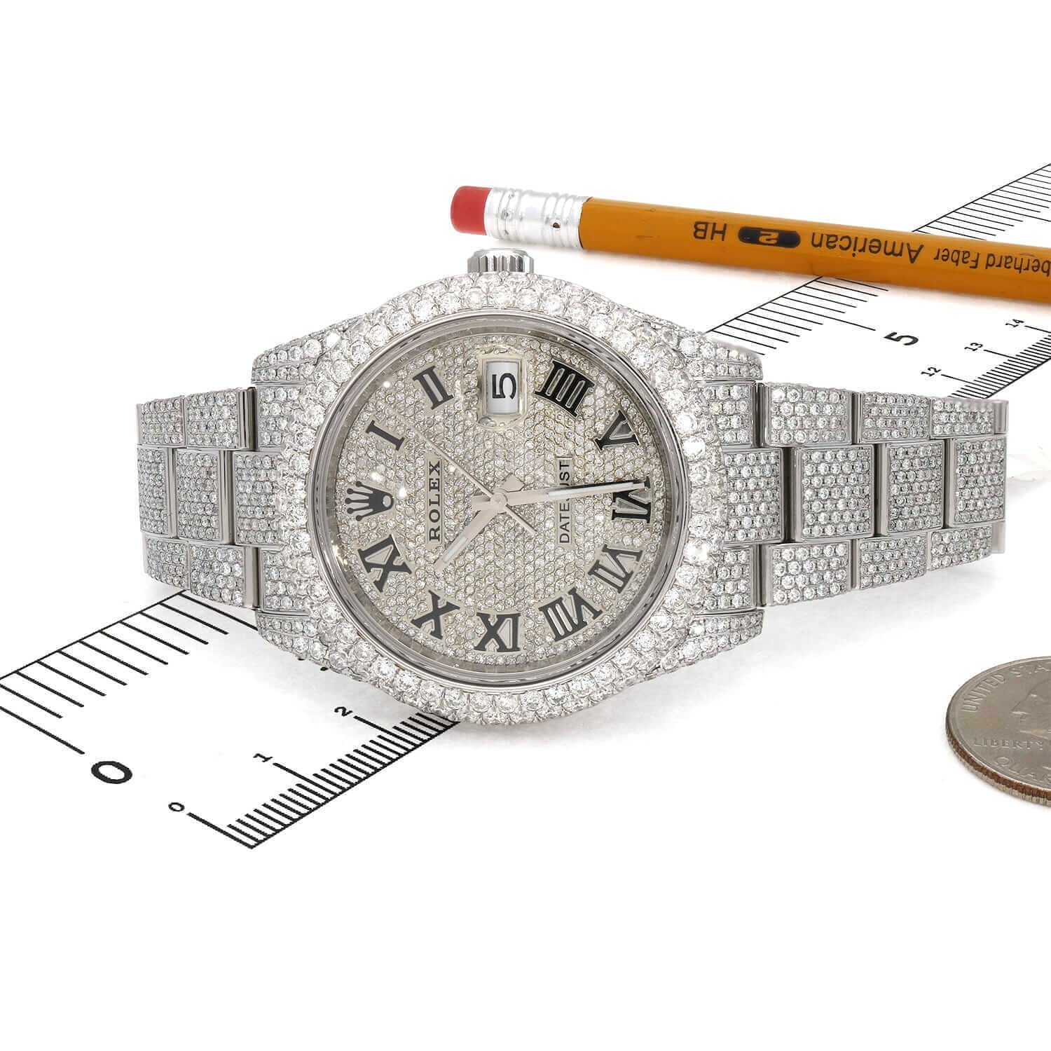 Rolex Datejust Automatic Custom Natural Diamond F… - image 7