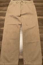 WRANGLER COWBOY CUT WESTERN STRAIGHT LEG 1013MWZTN MENS 33 x 30 TAN AS IS