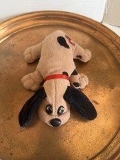 Vintage Tonka 1986 Newborn Small Pound Puppies Brown Dog Black Spots Floppy Ears