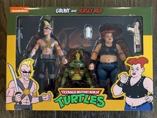 NECA Teenage Mutant Ninja Turtles Grunt & Jersey Red 2-Pack TMNT - New