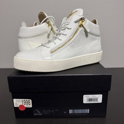 Men s Giuseppe Zanotti Kriss Sneaker White Size 43