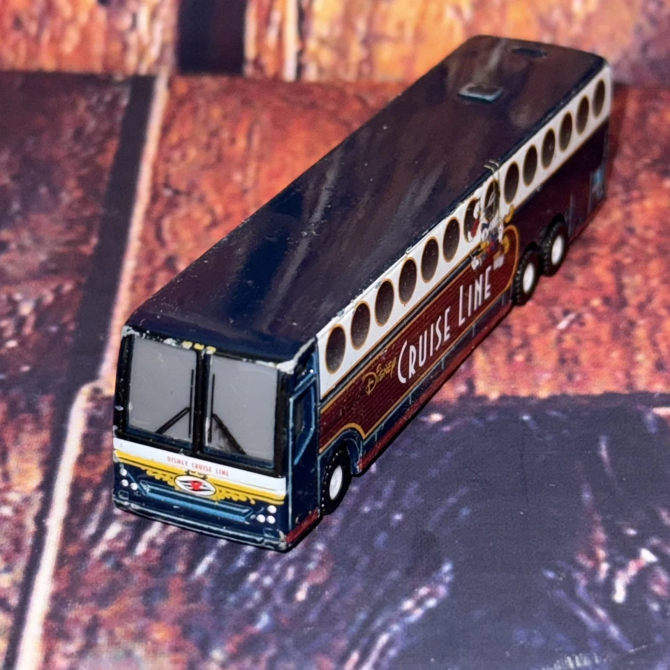 Disney Cruise Line Diecast Bus Juguete Mickey Goofy Pato Donald Coleccionable LEER Foto 3 de 4