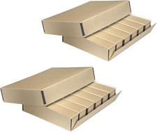 , Archival Slide Storage Box 15.5" X 11.5" X 3", Holds up to 840 Films, with 6 I