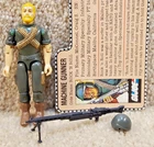 Complete Really Nice Vintage 1983 GI Joe Rock N Roll v1.5 Swivel Arm Filecard
