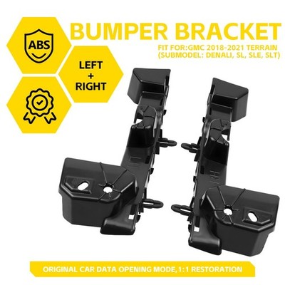 Bumper Bracket Set Front Driver & Passenger Side, For GMC For Terrain 2018-2021