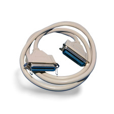 6ft Centronics Parallel Extension Cable CN36 Male CN36 Female - Beige
