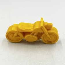 1970  s Vintage Weebles Romper Room Camper Motorcycle Yellow Plastic