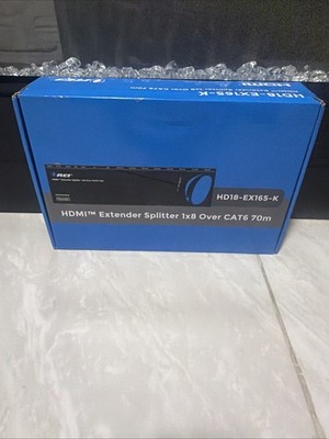 4K 1x8 HDMI Extender Splitter Multiple Over CAT 6/7 Cable with EDID management..