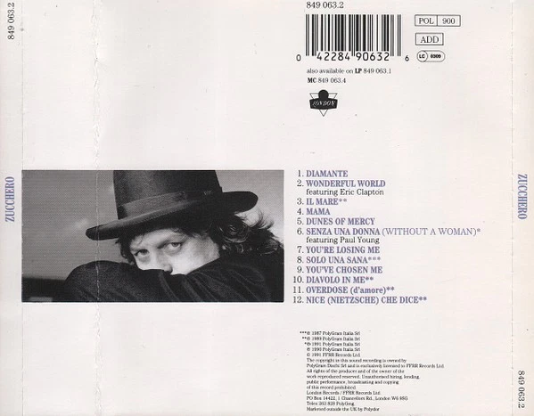 Zucchero - Zucchero (CD, Album, Comp) 42284906326 - Bild 2 von 4