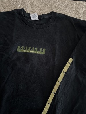 Supreme 1994 Long sleeve Tee Black, Medium | eBay