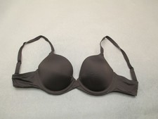 32C Maidenform Womens Brown Lined Underwired Back Closure TShirt Demi Bra 9R