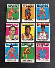1971-72 Topps Basketball Lot of 9 Different Cards - Vintage Bob Love(719A)