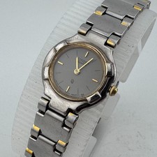 VTG Citizen Quartz Watch 5920-S49593 Women 20mm Dual Tone Analog New Battery 7"