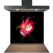 Glass Splashback for Kitchen Toughened Heat Resistant Cooker Tile - Design 2081