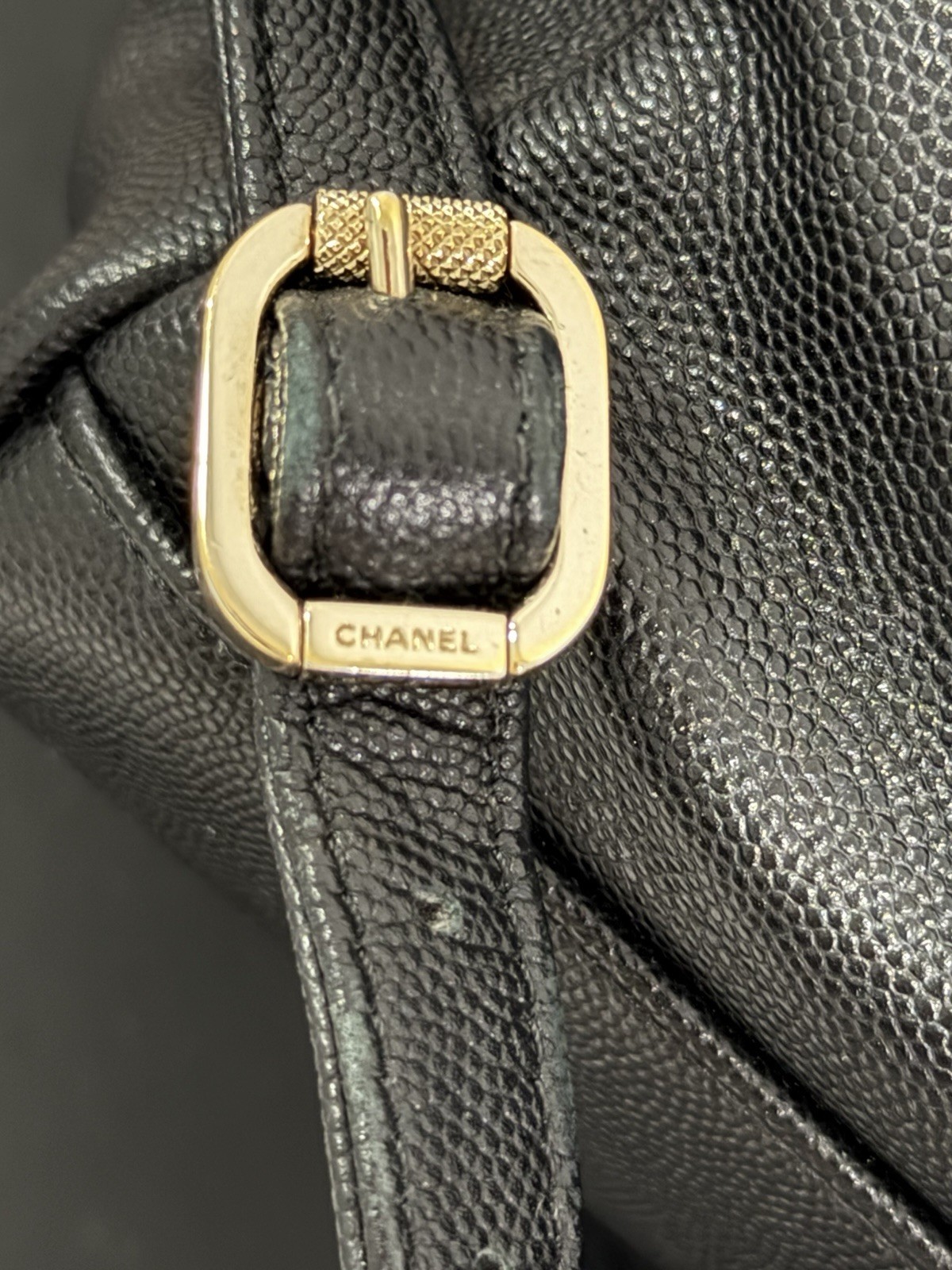 Authentic Chanel Caviar Affinity Backpack - image 11