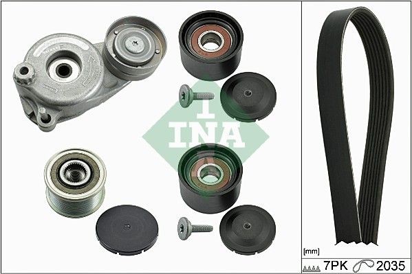 Keilrippenriemensatz FüR Mercedes CLS C219 W211 W212 S211 S212 W463 3.0 05-18-image