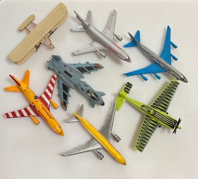 Lot of 7 Matchbox Diecast Airplanes DHL McDonalds American Air Mex