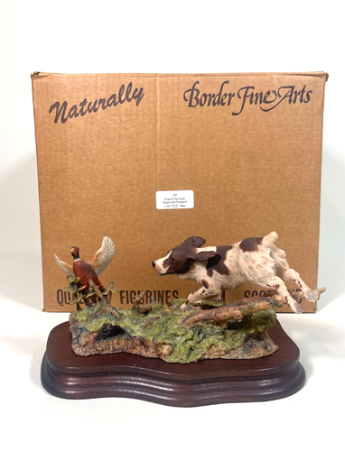 BORDER FINE ARTS LIMITED EDITION - England Springer Spaniel & Pheasant 775/ 1500 - Picture 23 of 24