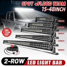 152024283348 Led Light Bar Spot Flood Combo Fog Driving Truck Offroad Suv