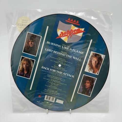 Dokken Limited Edition Burning Like A Flame 12 Inch Picture Disc Vinyl 1988 - Imagen 2 de 19