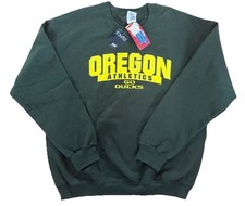 NWT Vintage Deadstock Oregon Ducks Crewneck Sweatshirt Large Green