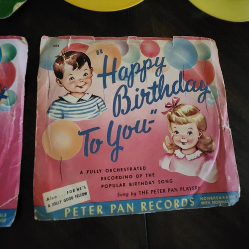 Vintage Record Lot-Includes 4 Peter Pan + 3 Golden Records-w/5 Rare Sleeve Art - Imagen 7 de 18