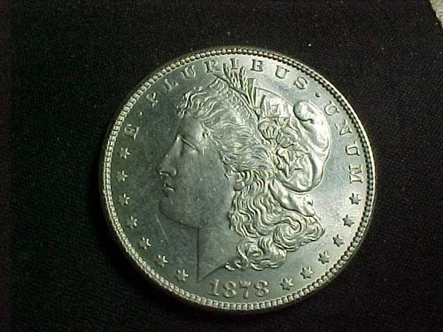 1878-S  Morgan  silver dollar SUPERB BU - LOTS OF LUSTER -GREAT DETAILS
