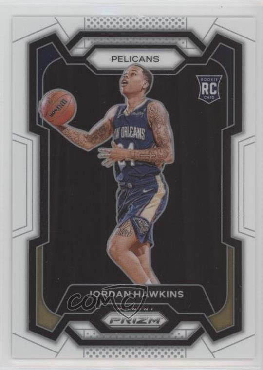 2023-24 Panini Prizm White Prizm /175 Jordan Hawkins #130 16er