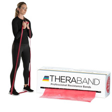 Resistance Bands 6 Yard Roll, Red, Medium Latex Band for Strength Training, Uppe