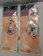 . Spy X Family.2x Round 1 Keychain.exclusive.anya Loid Yor Folger.anime.lots.new . Spy X Family.2x Round 1 Keychain.exclusive.anya Loid Yor Folger.anime.lots.new