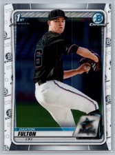 2020 Bowman Draft #BD-131 DAXTON FULTON Chrome Prospects Marlins