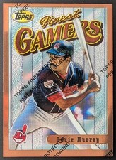 1996 Topps Finest Eddie Murray #21 Finest Gamers Insert Cleveland Indians