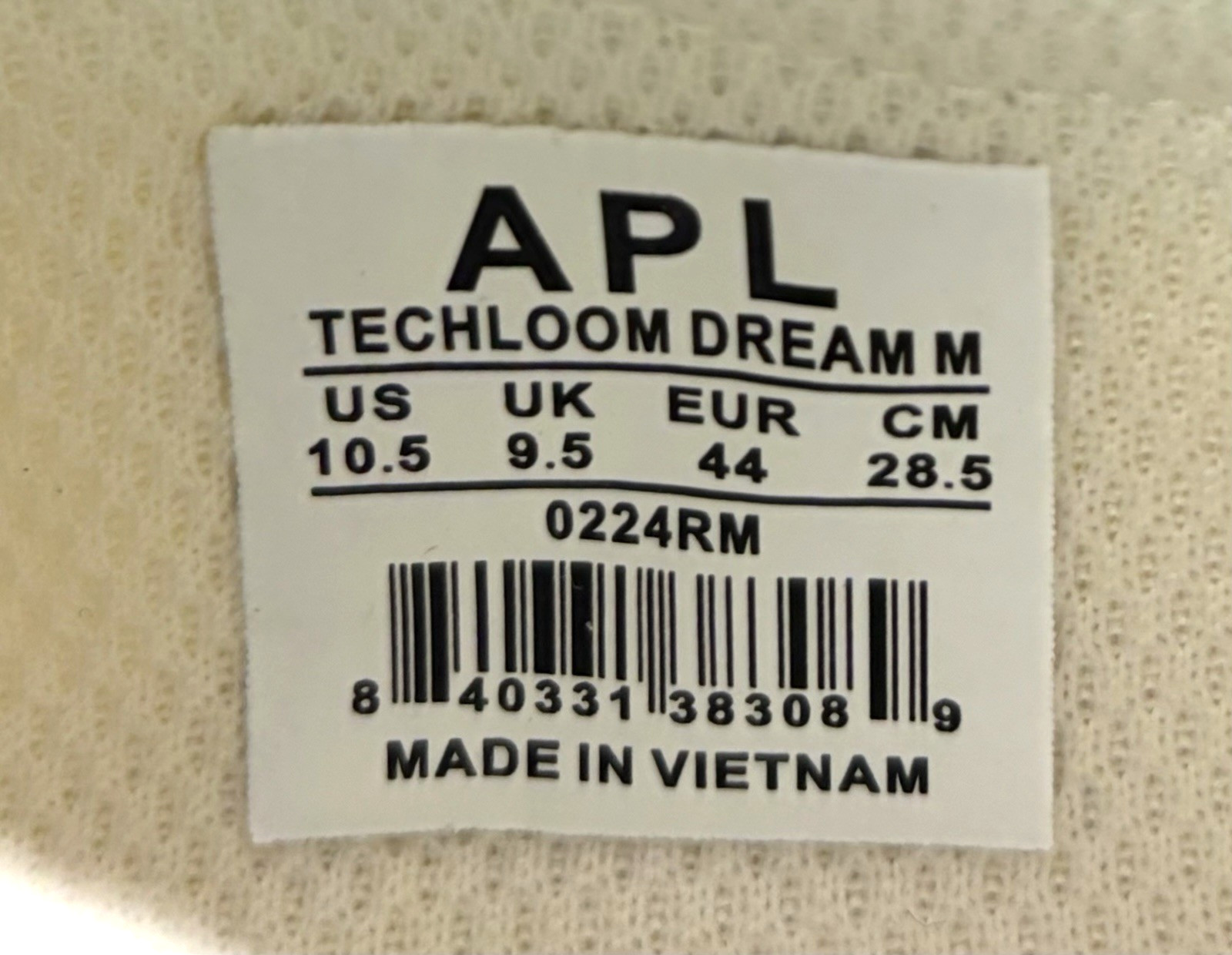 Athletic Propulsion Labs Techloom Dream Shoes Ivory/Metallic Gold Men's 10.5 NIB