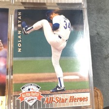Upper Deck Nolan Ryan Texas Rangers MLB Community Heroes Baseball Card #37 1993