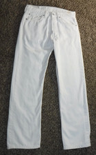 Vintage Levi's 501 White Jeans Button Fly Men's W32 x L32 WPL 423
