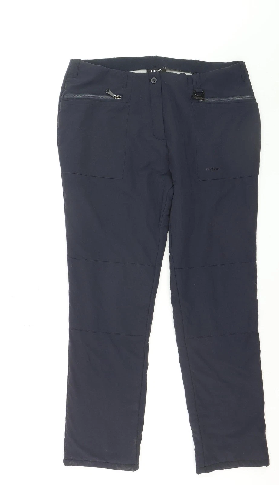 Rohan Womens Blue Cargo Trousers Size 16 Regular Quick Dry Travel Pants