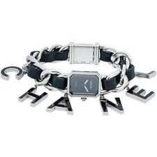 Chanel Premiere H7471 LIMITED RELEASE Stainless Black Dial Quartz Watch 15mm