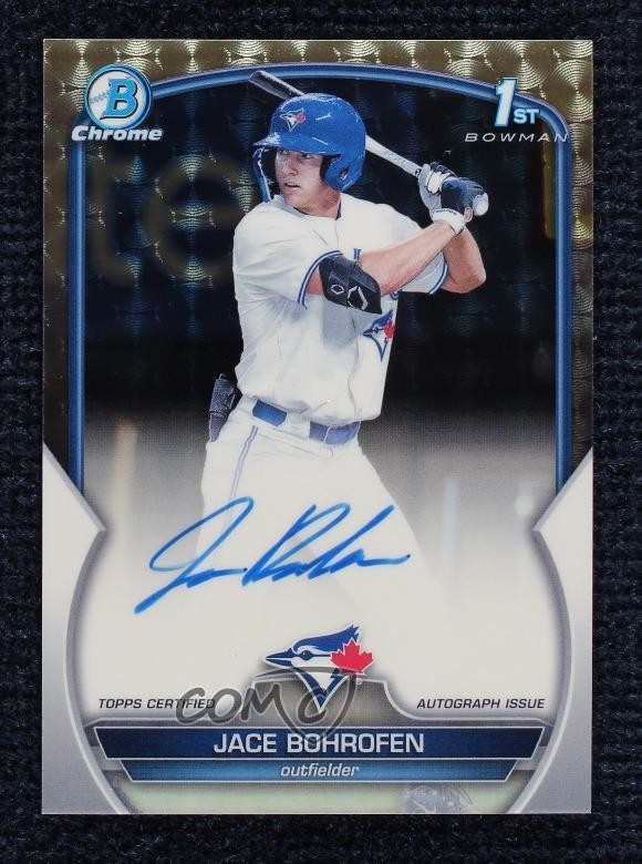2023 Bowman Draft Chrome Prospect Superfractor 1/1 Jace Bohrofen #CDA-JBO Auto